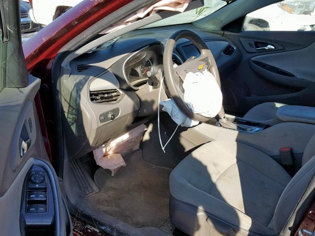 1G1ZB5ST9GF240797 - 2016 CHEVROLET MALIBU LS ბურგუნდია ფოტო 9