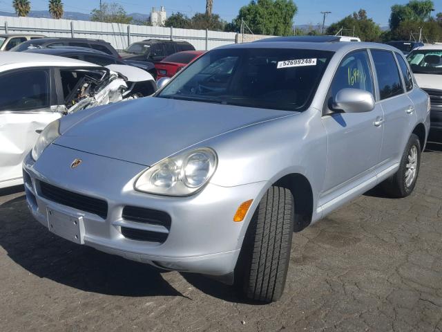 WP1AA29P36LA24117 - 2006 PORSCHE CAYENNE SILVER photo 2