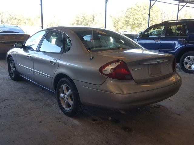 1FAFP55243A226379 - 2003 FORD TAURUS SES BEIGE photo 3