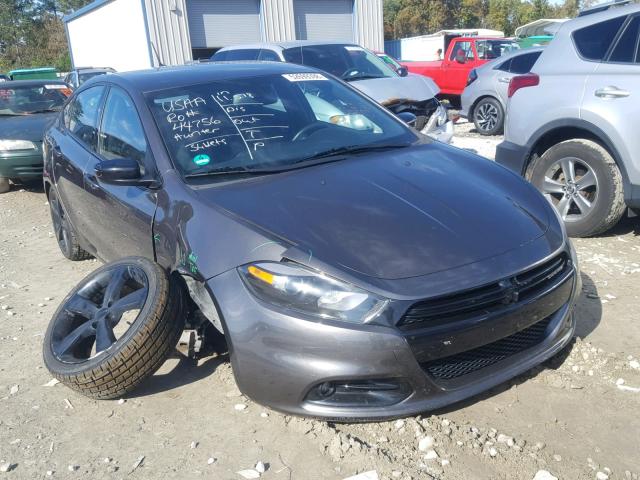 1C3CDFBB9FD152996 - 2015 DODGE DART SXT GRAY photo 1