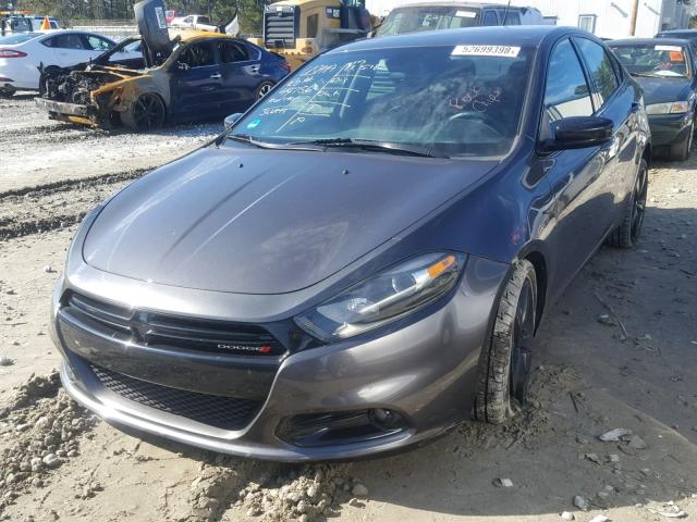 1C3CDFBB9FD152996 - 2015 DODGE DART SXT GRAY photo 2