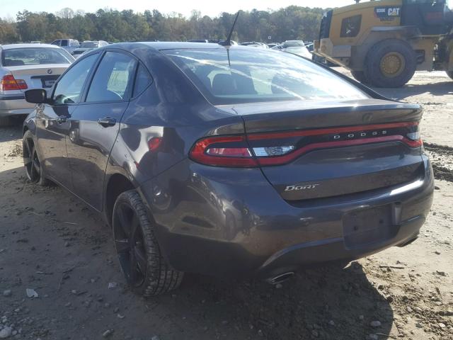 1C3CDFBB9FD152996 - 2015 DODGE DART SXT GRAY photo 3