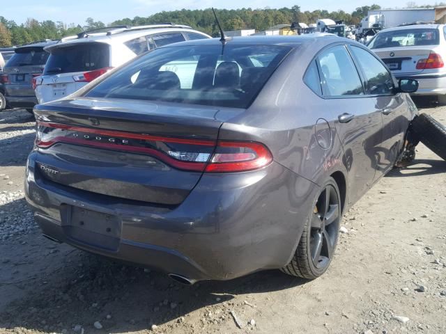 1C3CDFBB9FD152996 - 2015 DODGE DART SXT GRAY photo 4