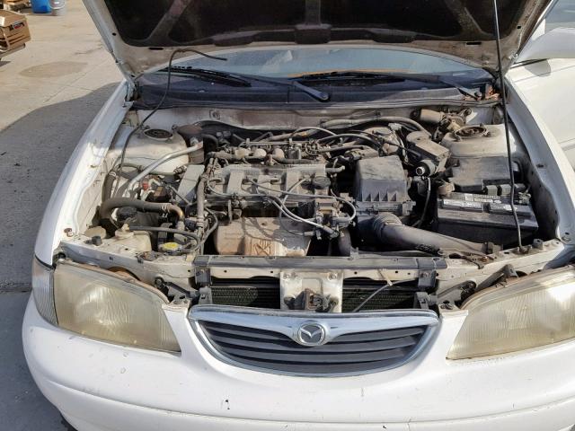 1YVGF22C2X5891335 - 1999 MAZDA 626 ES WHITE photo 7