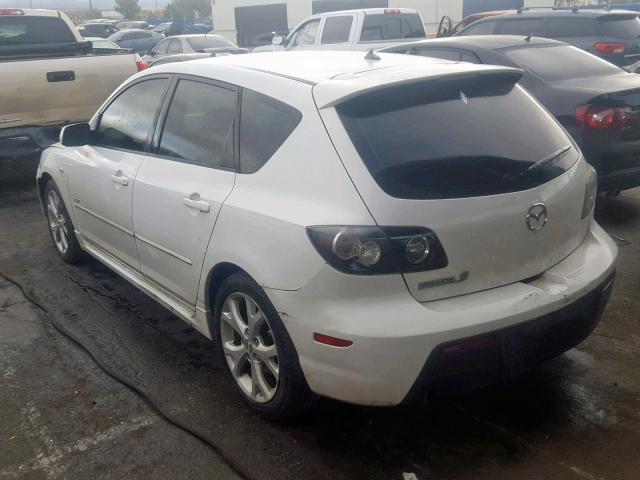 JM1BK343X91245808 - 2009 MAZDA 3 S WHITE photo 3