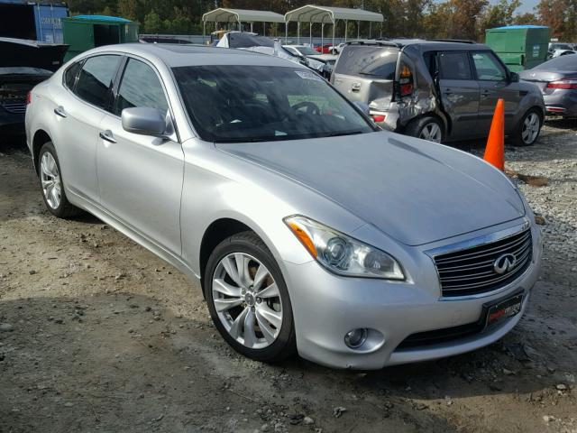 JN1BY1AR5BM373005 - 2011 INFINITI M37 X SILVER photo 1