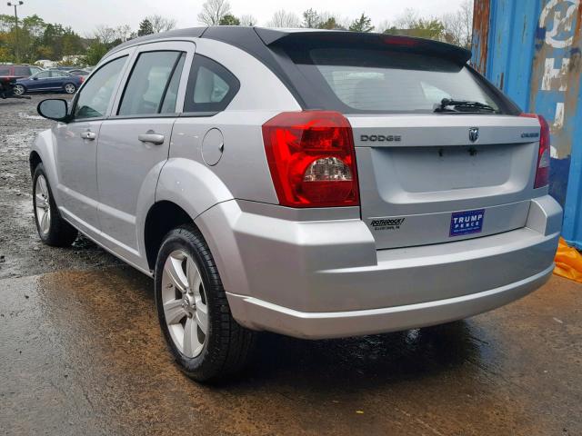 1B3CB9HB3BD262304 - 2011 DODGE CALIBER UP SILVER photo 3