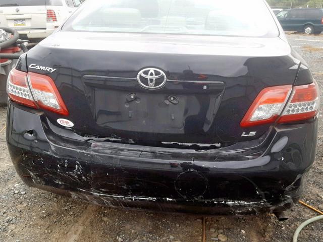 4T4BF3EK3BR183409 - 2011 TOYOTA CAMRY BASE BLACK photo 9