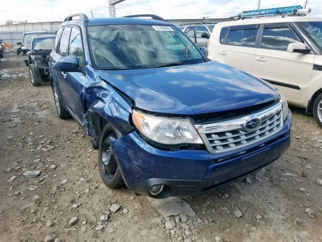 JF2SHAEC8BH760208 - 2011 SUBARU FORESTER L BLUE photo 1