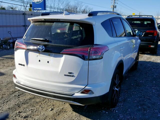 JTMJJREV4JD194875 - 2018 TOYOTA RAV4 HV SE WHITE photo 4