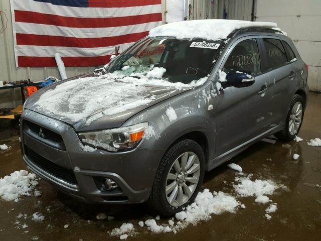 JA4AR4AU9BZ014412 - 2011 MITSUBISHI OUTLANDER GRAY photo 2