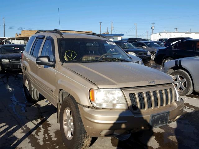 1J4GW58N3YC372334 - 2000 JEEP GRAND CHER TAN photo 1