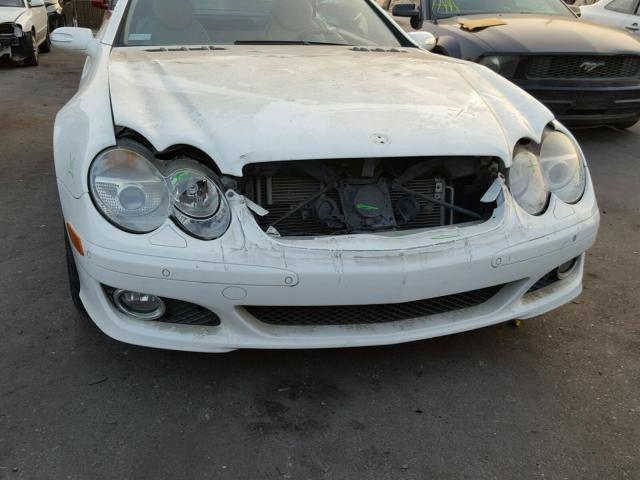 WDBSK71F17F123259 - 2007 MERCEDES-BENZ SL 550 WHITE photo 9