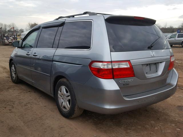 5FNRL38787B131061 - 2007 HONDA ODYSSEY EX SILVER photo 3