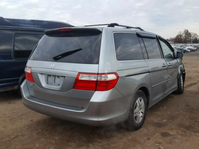 5FNRL38787B131061 - 2007 HONDA ODYSSEY EX SILVER photo 4