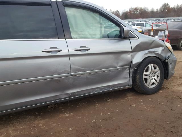 5FNRL38787B131061 - 2007 HONDA ODYSSEY EX SILVER photo 9