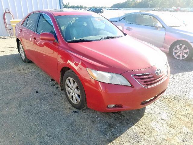 4T1BK46K77U021512 - 2007 TOYOTA CAMRY LE RED photo 1