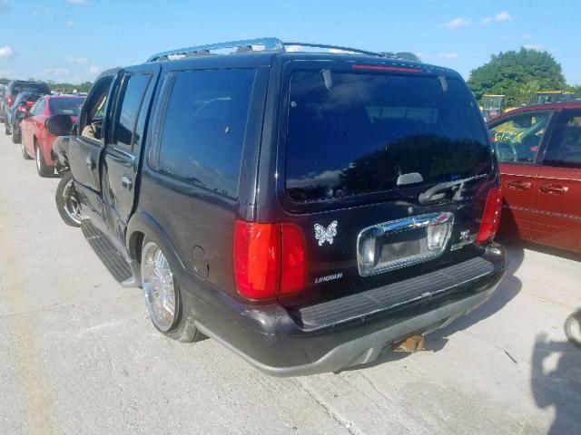 5LMEU27R11LJ32929 - 2001 LINCOLN NAVIGATOR BLACK photo 3