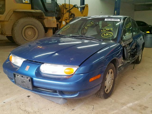 1G8ZH54831Z316044 - 2001 SATURN SL1 BLUE photo 2