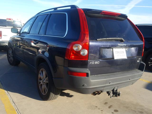 YV1CZ852351193753 - 2005 VOLVO XC90 V8 BLACK photo 3