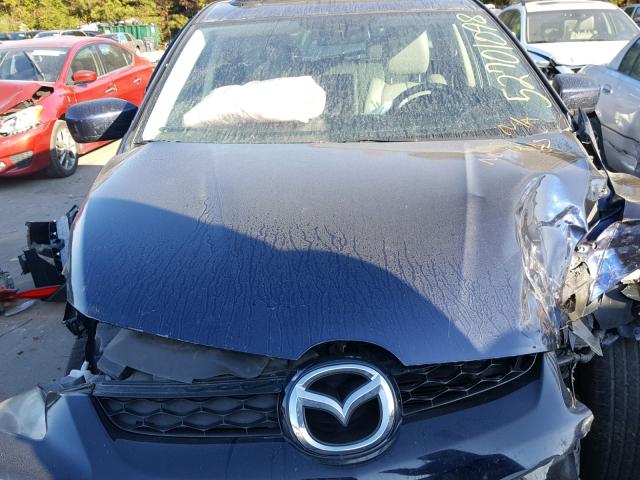 JM3ER2B58B0398780 - 2011 MAZDA CX-7 BLUE photo 7