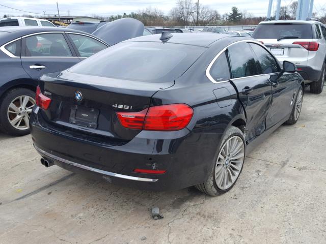 WBA4C9C52GG137153 - 2016 BMW 428 XI BLACK photo 4