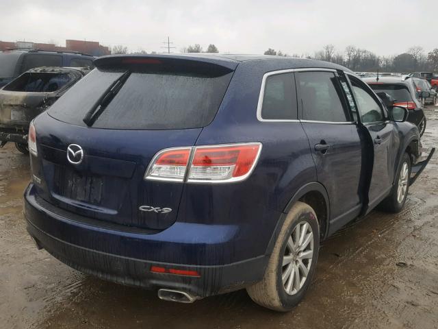 JM3TB38Y370101313 - 2007 MAZDA CX-9 BLUE photo 4