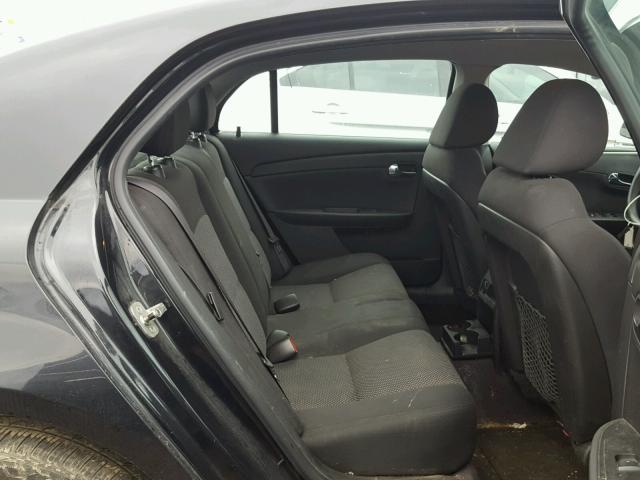 1G1ZC5EB3AF130044 - 2010 CHEVROLET MALIBU 1LT BLACK photo 6