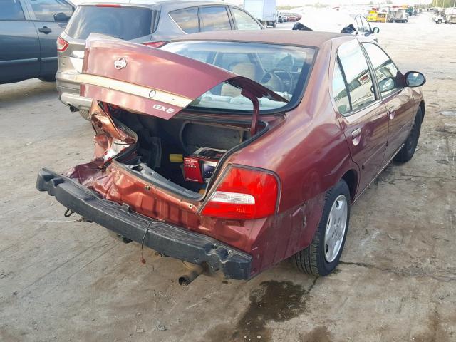 1N4DL01D61C160450 - 2001 NISSAN ALTIMA XE RED photo 4