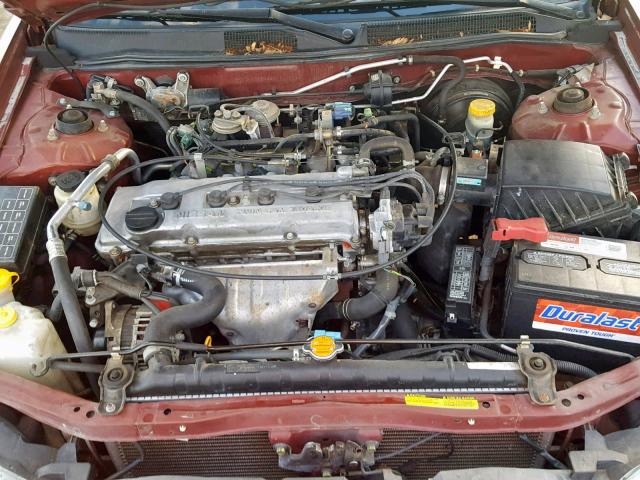 1N4DL01D61C160450 - 2001 NISSAN ALTIMA XE RED photo 7