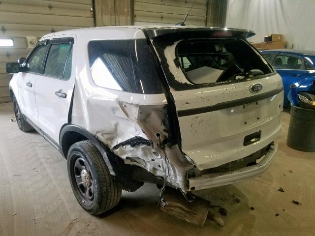 1FM5K8AR1FGC08301 - 2015 FORD EXPLORER P WHITE photo 9