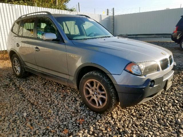 WBXPA73485WC46940 - 2005 BMW X3 2.5I GRAY photo 1