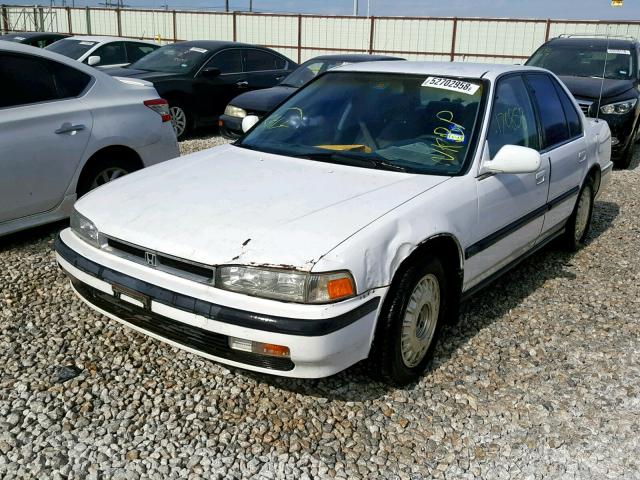 1HGCB7654MA129721 - 1991 HONDA ACCORD LX WHITE photo 2