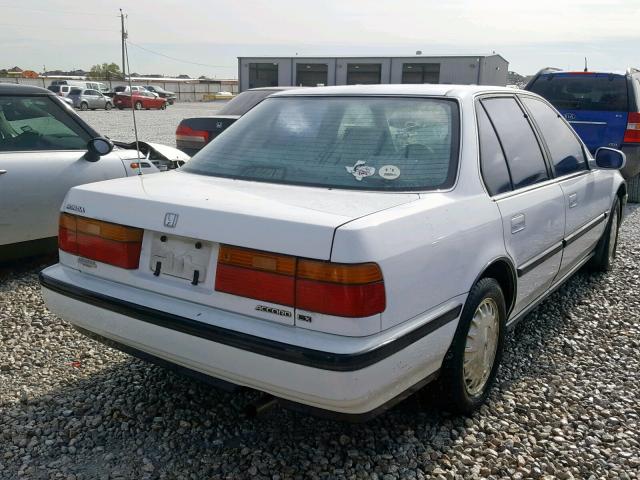 1HGCB7654MA129721 - 1991 HONDA ACCORD LX WHITE photo 4