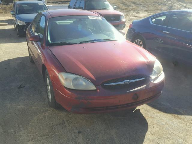 1FAFP5523YG181424 - 2000 FORD TAURUS SES BURGUNDY photo 1