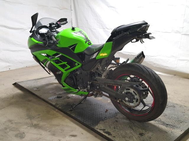 JKAEX8B12EA002673 - 2014 KAWASAKI EX300 B GREEN photo 3