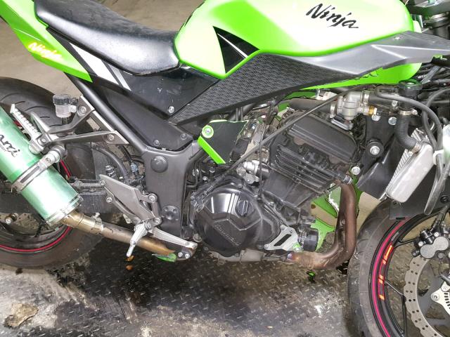 JKAEX8B12EA002673 - 2014 KAWASAKI EX300 B GREEN photo 7