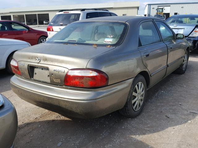 1YVGF22D225275393 - 2002 MAZDA 626 ES TAN photo 4