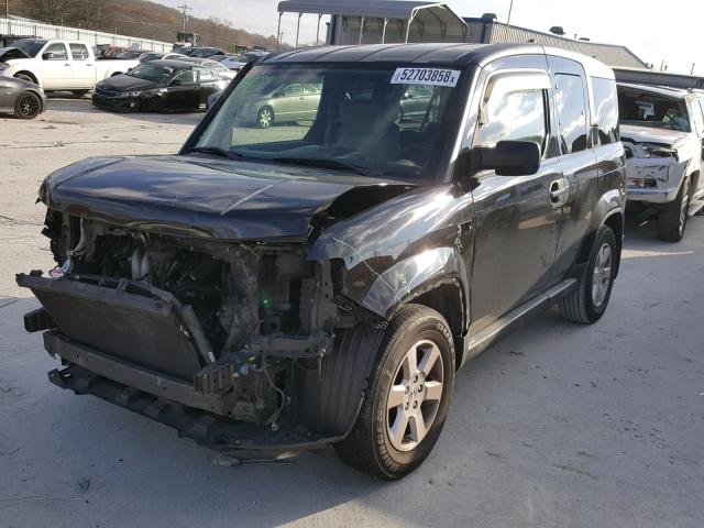 5J6YH1H72AL002880 - 2010 HONDA ELEMENT EX BLACK photo 2