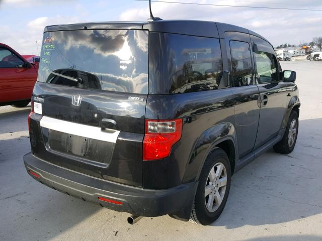 5J6YH1H72AL002880 - 2010 HONDA ELEMENT EX BLACK photo 4