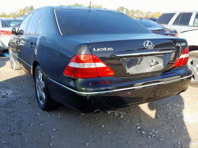 JTHBN36FX65038319 - 2006 LEXUS LS 430 BLACK photo 3