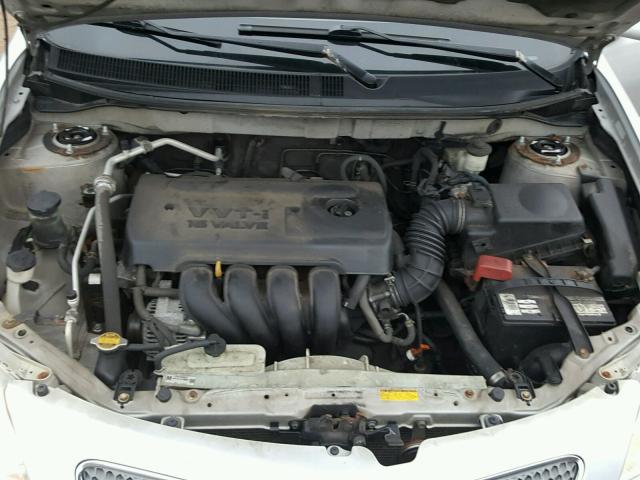 5Y2SL65897Z438152 - 2007 PONTIAC VIBE SILVER photo 7