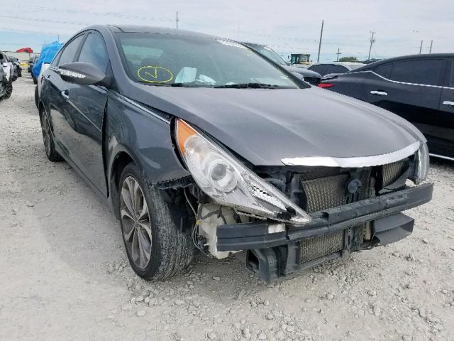 5NPEC4AB2DH675054 - 2013 HYUNDAI SONATA SE GRAY photo 1