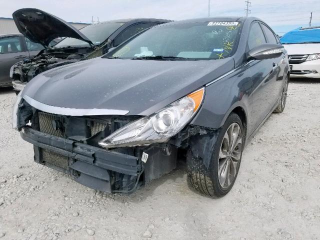 5NPEC4AB2DH675054 - 2013 HYUNDAI SONATA SE GRAY photo 2