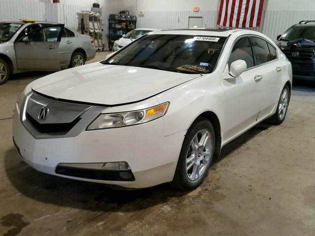 19UUA8F59AA021944 - 2010 ACURA TL WHITE photo 2