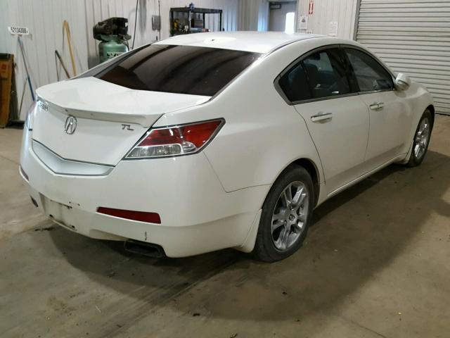 19UUA8F59AA021944 - 2010 ACURA TL WHITE photo 4