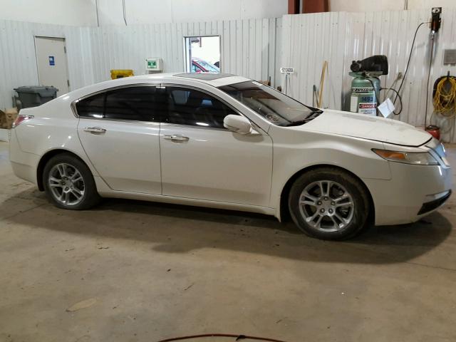 19UUA8F59AA021944 - 2010 ACURA TL WHITE photo 9