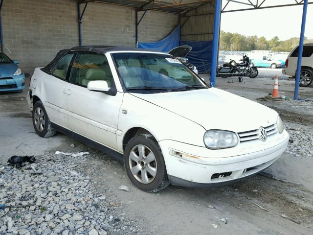 3VWDC21V32M800190 - 2002 VOLKSWAGEN CABRIO GLX WHITE photo 1