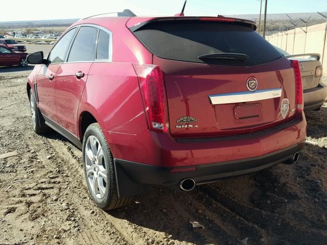 3GYFNJE38DS638221 - 2013 CADILLAC SRX PREMIU RED photo 3