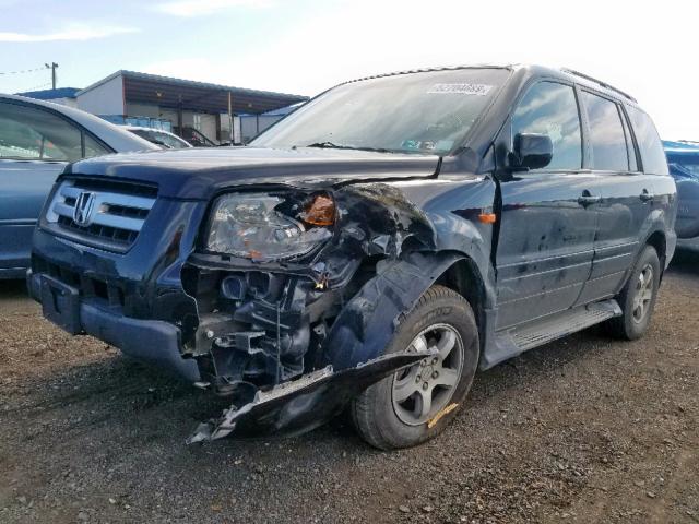 5FNYF18308B026004 - 2008 HONDA PILOT SE BLACK photo 2